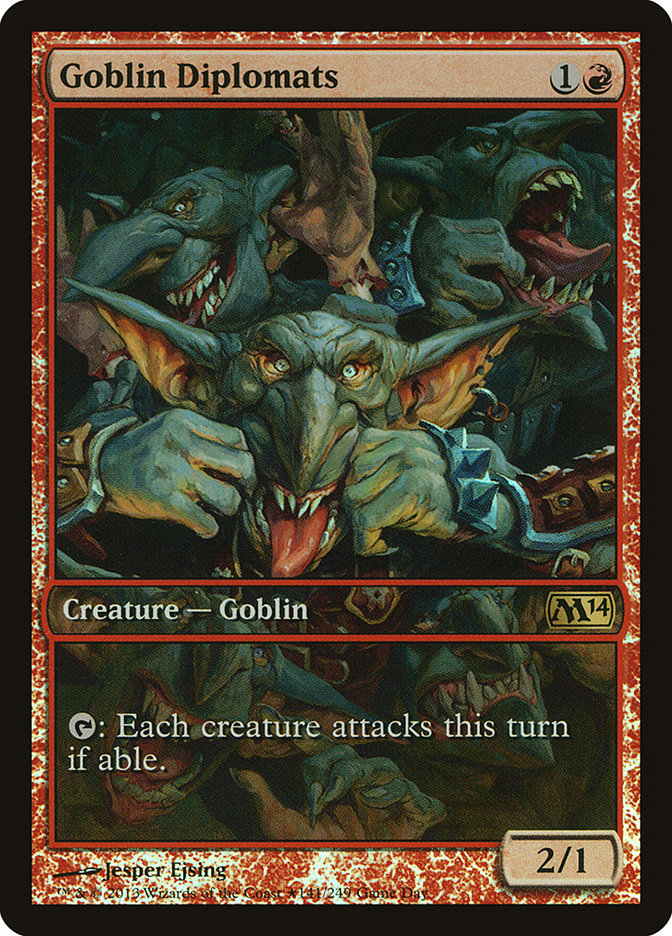 Goblin Diplomats (Game Day) [Magic 2014 Promos] | Rock City Comics