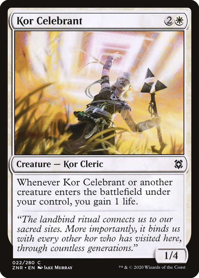 Kor Celebrant [Zendikar Rising] | Rock City Comics