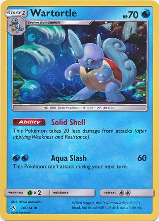 Wartortle (34/214) (Premium Collection Promo) [Sun & Moon: Unbroken Bonds] | Rock City Comics