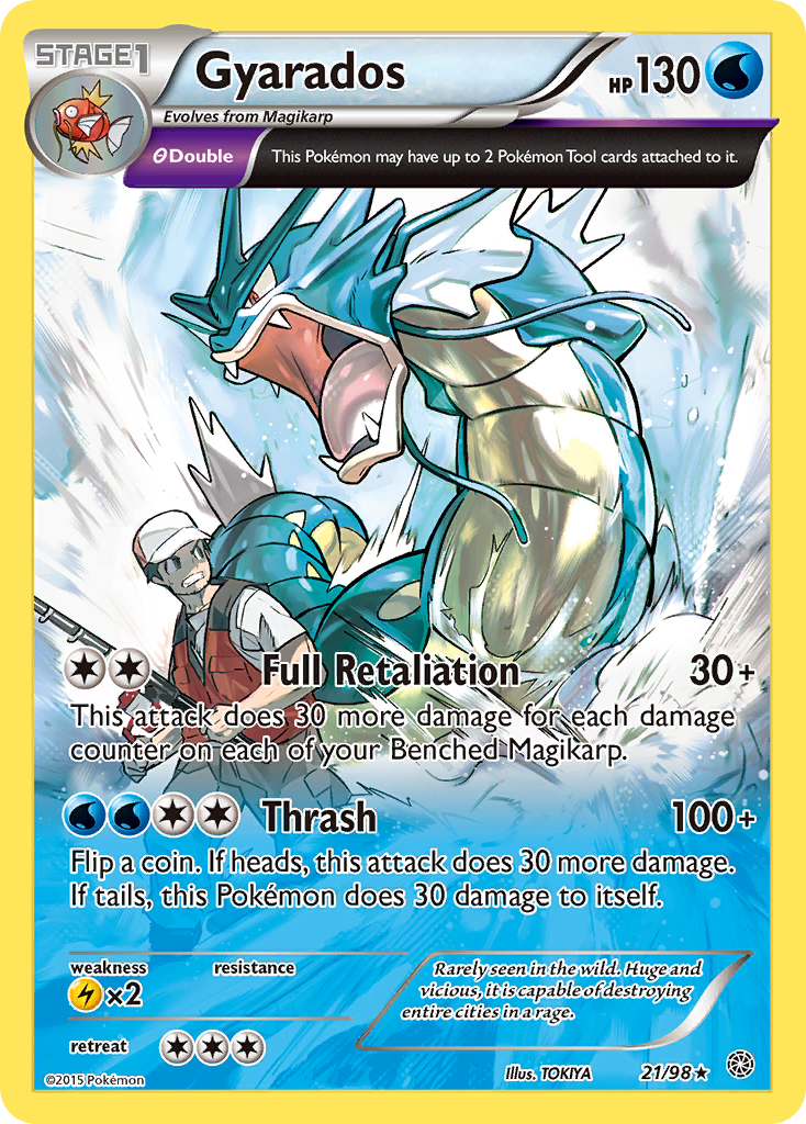 Gyarados (21/98) [XY: Ancient Origins] | Rock City Comics