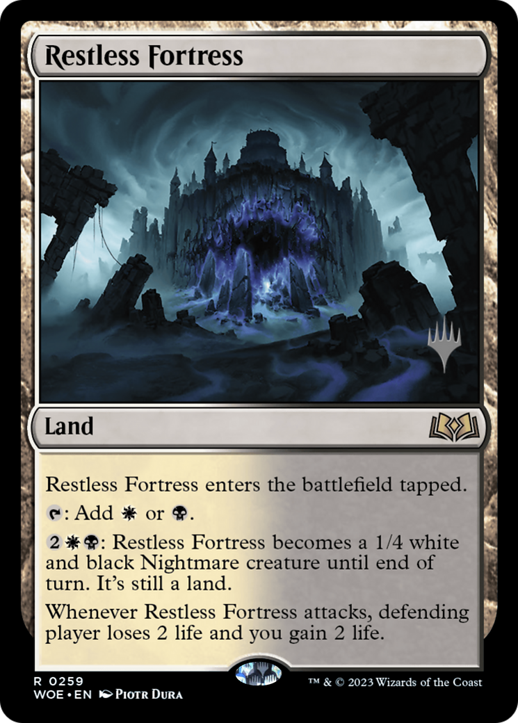 Restless Fortress (Promo Pack) [Wilds of Eldraine Promos] | Rock City Comics