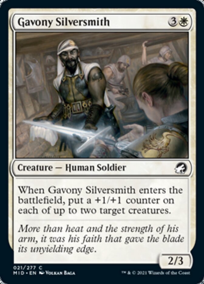 Gavony Silversmith [Innistrad: Midnight Hunt] | Rock City Comics