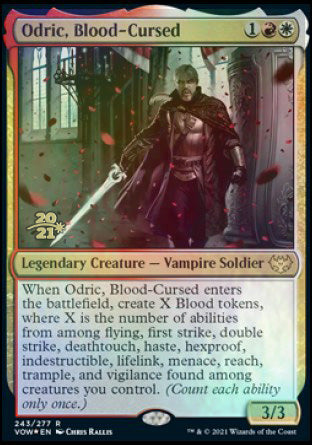 Odric, Blood-Cursed [Innistrad: Crimson Vow Prerelease Promos] | Rock City Comics