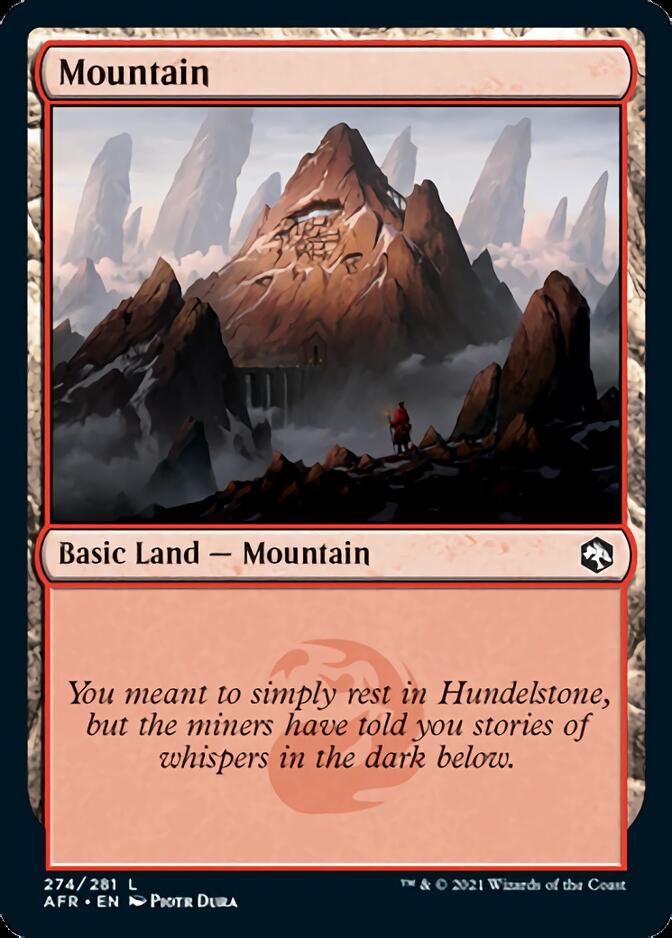 Mountain (274) [Dungeons & Dragons: Adventures in the Forgotten Realms] | Rock City Comics