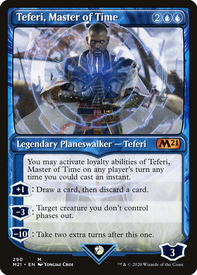 Teferi, Master of Time (Showcase) [Core Set 2021] | Rock City Comics