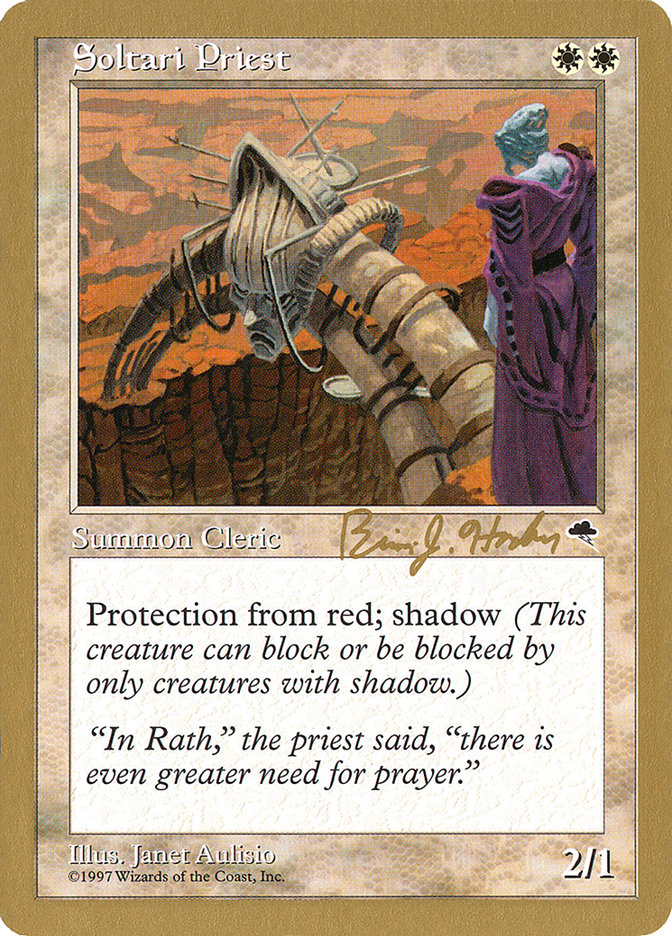 Soltari Priest (Brian Hacker) [World Championship Decks 1998] | Rock City Comics