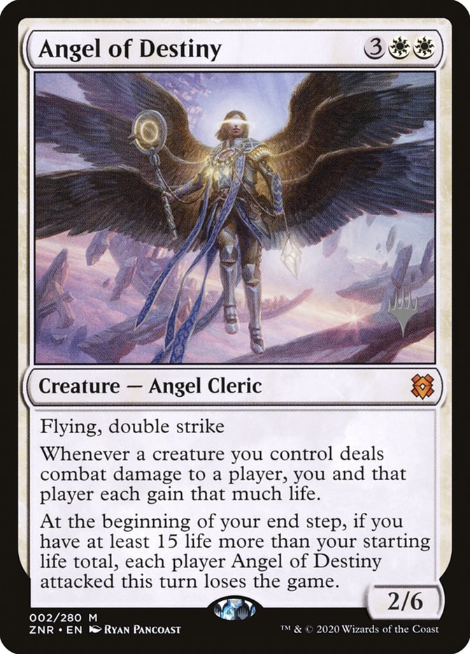 Angel of Destiny (Promo Pack) [Zendikar Rising Promos] | Rock City Comics