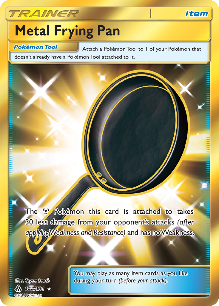 Metal Frying Pan (144/131) [Sun & Moon: Forbidden Light] | Rock City Comics