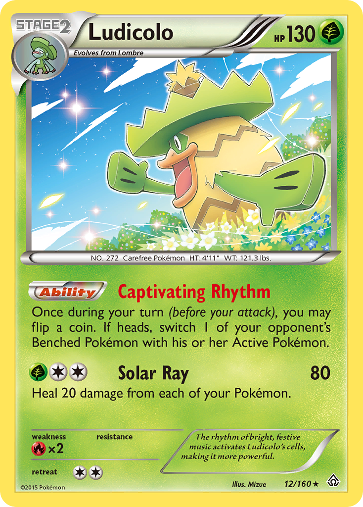 Ludicolo (12/160) [XY: Primal Clash] | Rock City Comics