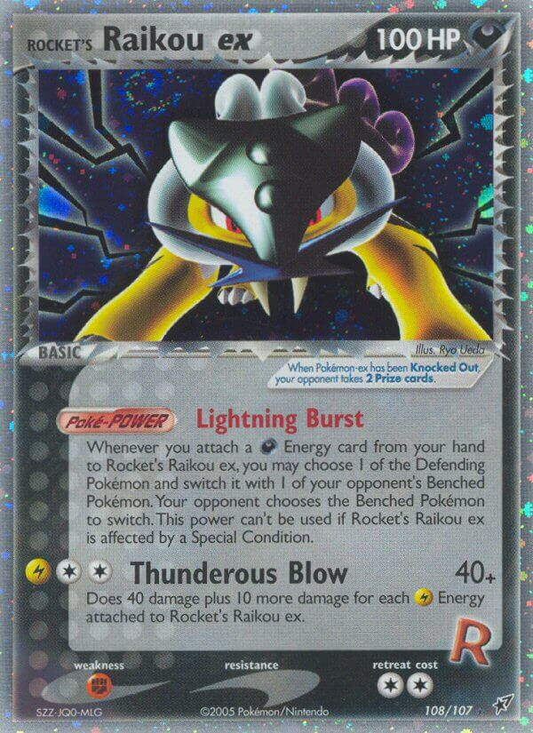 Rocket's Raikou ex (108/107) [EX: Deoxys] | Rock City Comics