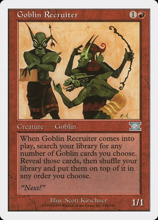 Goblin Recruiter [Classic Sixth Edition] | Rock City Comics