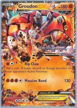 Groudon EX (85/160) (Primal Groudon - Alejandro Ng-Guzman) [World Championships 2015] | Rock City Comics