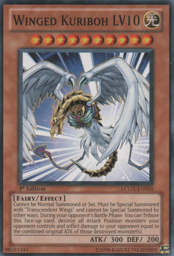 Winged Kuriboh LV10 [LCGX-EN010] Common | Rock City Comics