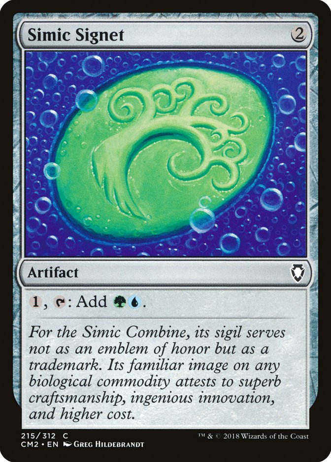 Simic Signet (215/312) [Commander Anthology Volume II] | Rock City Comics