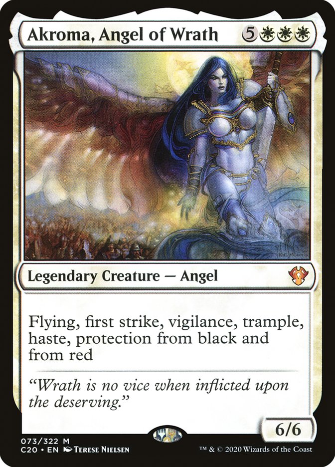 Akroma, Angel of Wrath [Commander 2020] | Rock City Comics