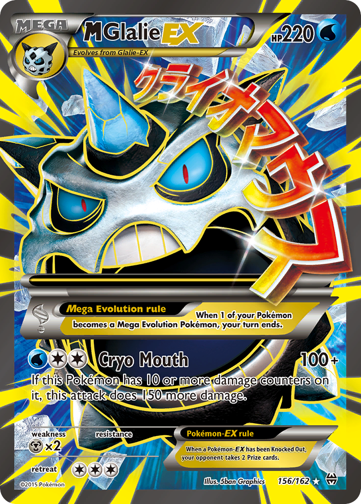 M Glalie EX (156/162) [XY: BREAKthrough] | Rock City Comics