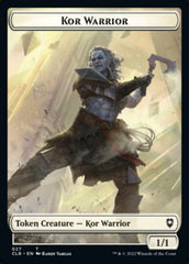 Kor Warrior // Angel Warrior Double-sided Token [Commander Legends: Battle for Baldur's Gate Tokens] | Rock City Comics