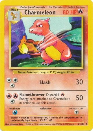 Charmeleon (24/102) [Base Set Unlimited] | Rock City Comics