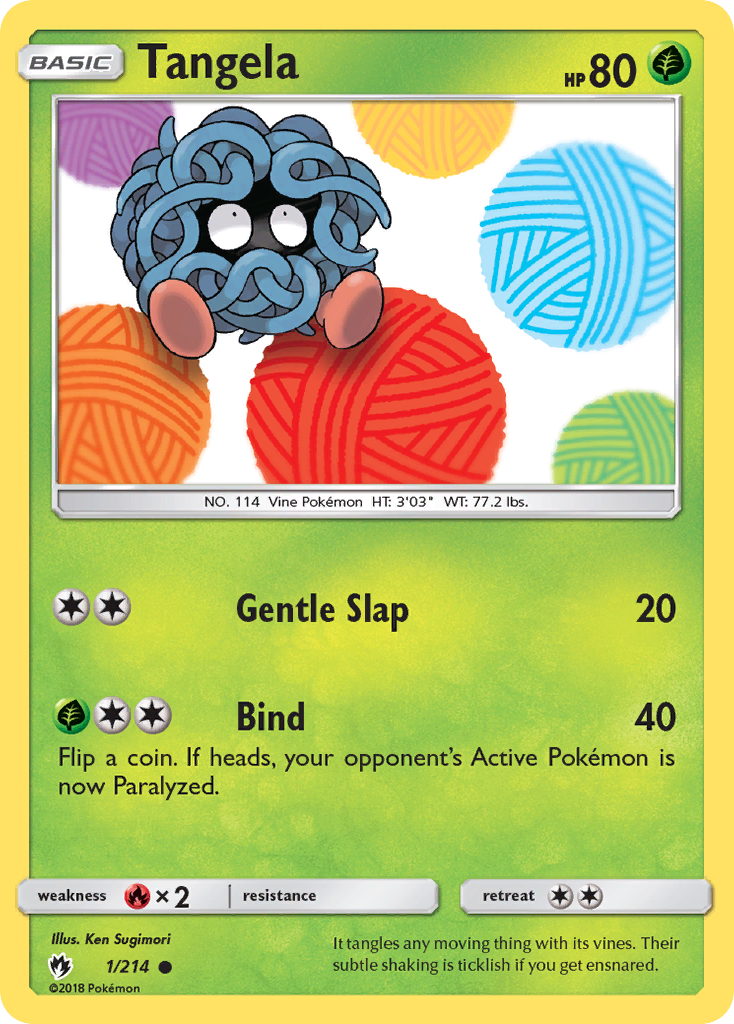 Tangela (1/214) [Sun & Moon: Lost Thunder] | Rock City Comics