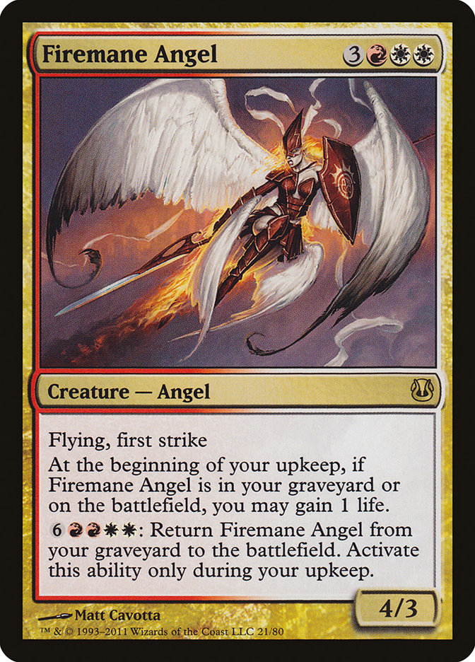 Firemane Angel [Duel Decks: Ajani vs. Nicol Bolas] | Rock City Comics