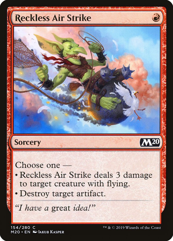 Reckless Air Strike [Core Set 2020] | Rock City Comics