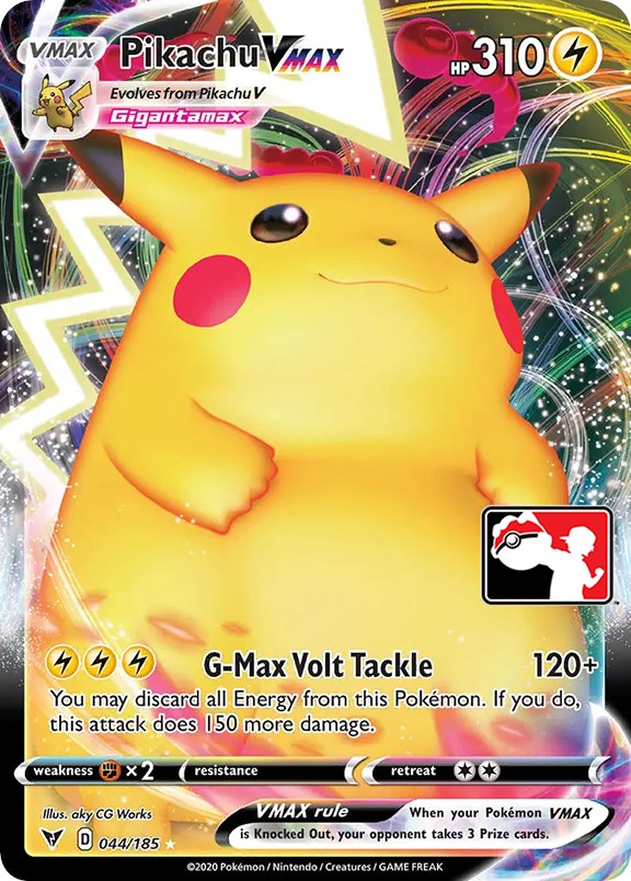 Pikachu VMAX (044/185) [Prize Pack Series One] | Rock City Comics