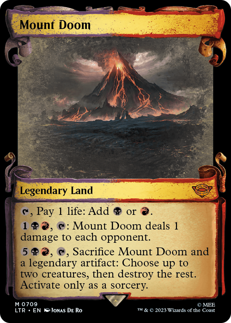 Mount Doom [The Lord of the Rings: Tales of Middle-Earth Showcase Scrolls] | Rock City Comics