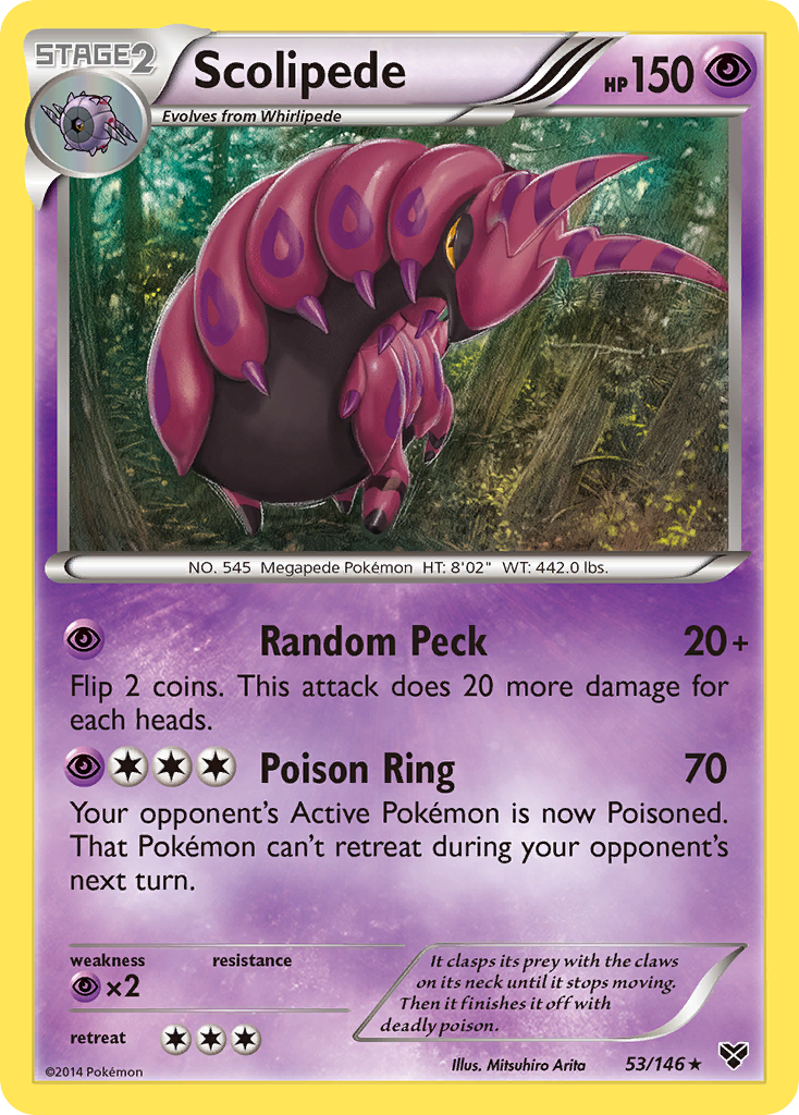 Scolipede (53/146) [XY: Base Set] | Rock City Comics