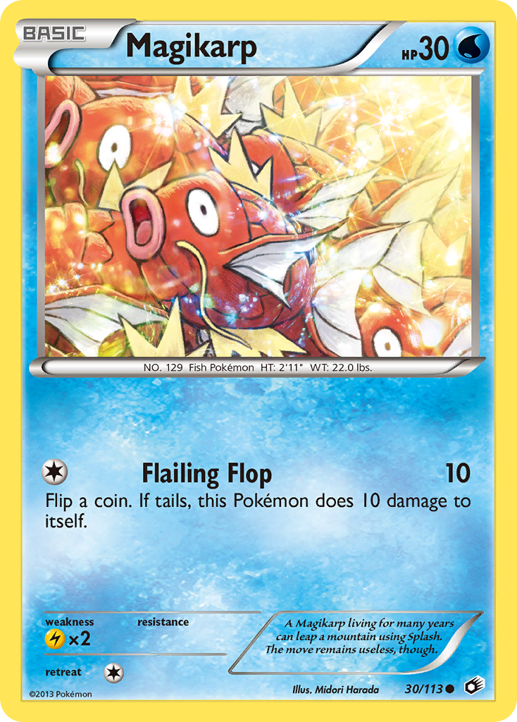 Magikarp (30/113) [Black & White: Legendary Treasures] | Rock City Comics