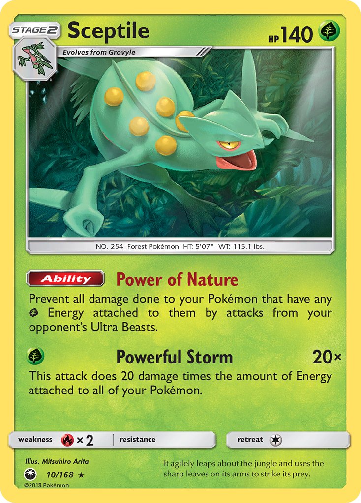 Sceptile (10/168) (Theme Deck Exclusive) [Sun & Moon: Celestial Storm] | Rock City Comics