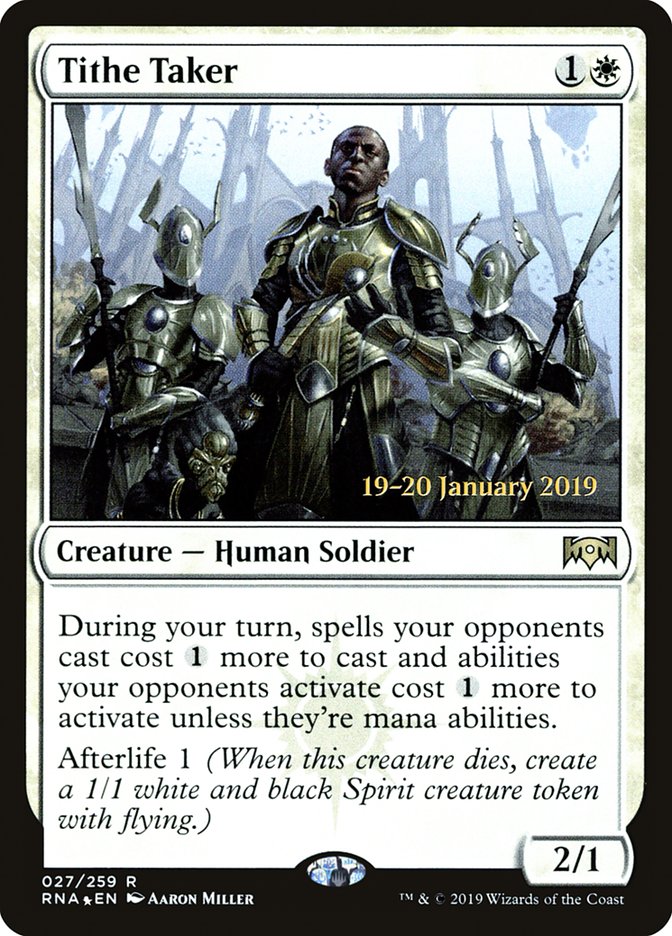 Tithe Taker [Ravnica Allegiance Prerelease Promos] | Rock City Comics