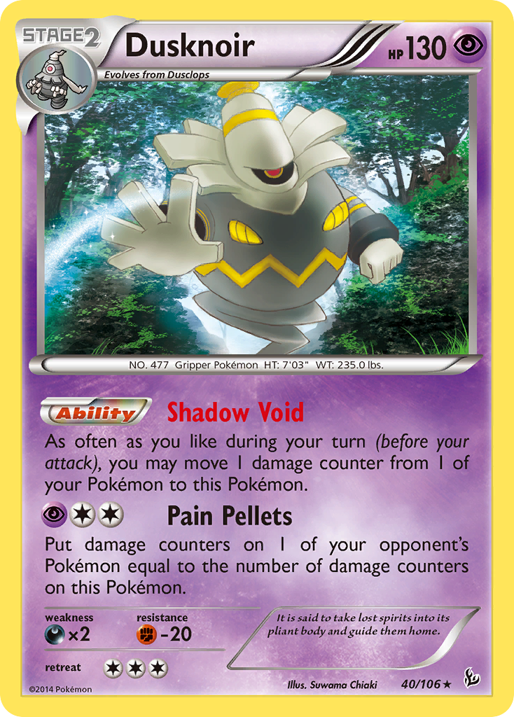 Dusknoir (40/106) [XY: Flashfire] | Rock City Comics