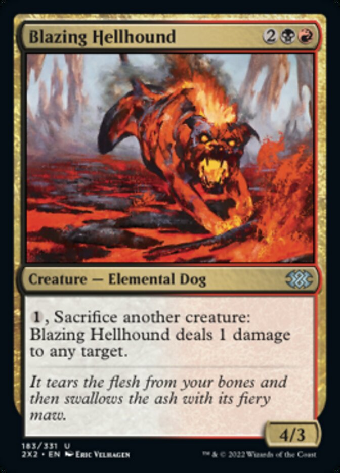 Blazing Hellhound [Double Masters 2022] | Rock City Comics