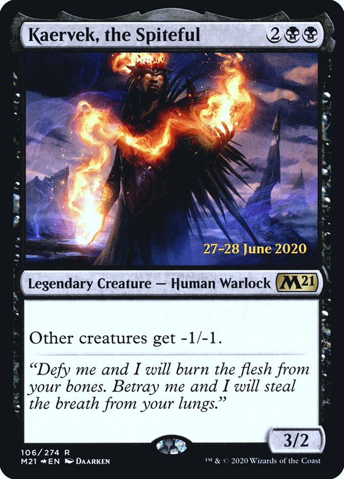 Kaervek, the Spiteful  [Core Set 2021 Prerelease Promos] | Rock City Comics