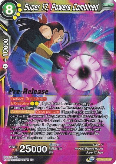 Super 17, Powers Combined (BT14-112) [Cross Spirits Prerelease Promos] | Rock City Comics