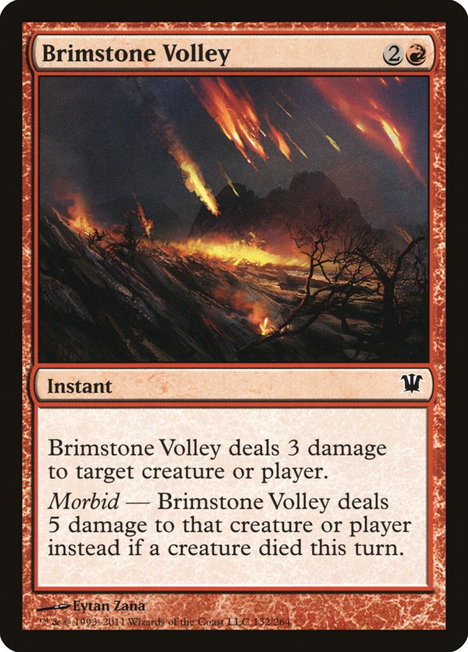 Brimstone Volley [Innistrad] | Rock City Comics