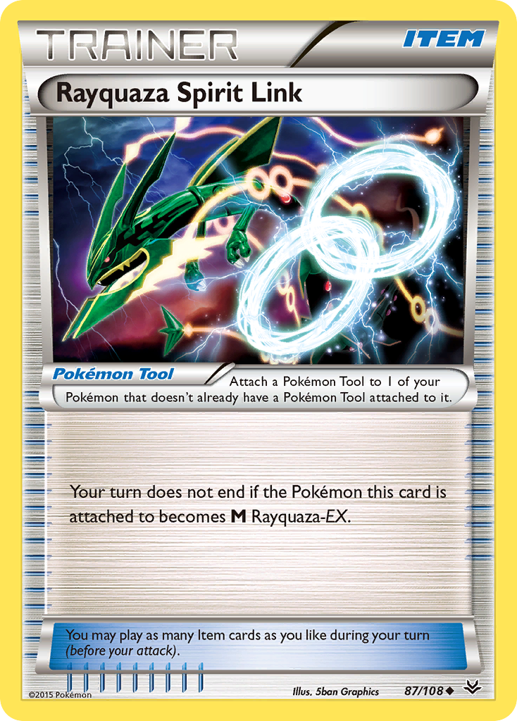 Rayquaza Spirit Link (87/108) [XY: Roaring Skies] | Rock City Comics