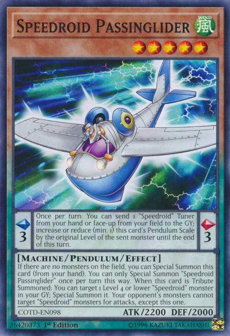 Speedroid Passinglider [COTD-EN098] Common | Rock City Comics