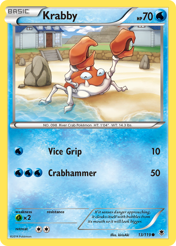 Krabby (13/119) [XY: Phantom Forces] | Rock City Comics