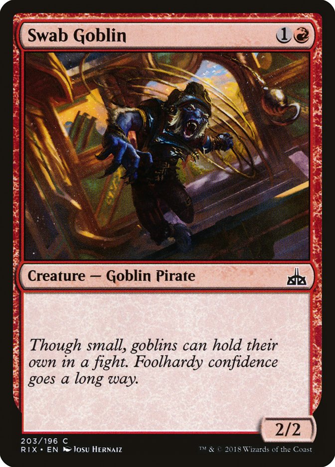 Swab Goblin [Rivals of Ixalan] | Rock City Comics