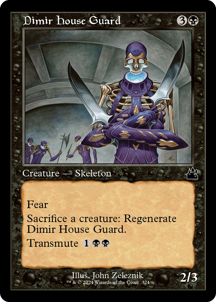 Dimir House Guard (Retro Frame) [Ravnica Remastered] | Rock City Comics