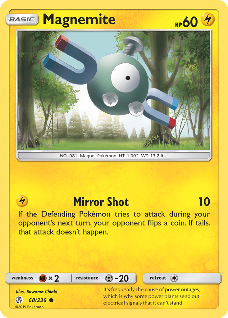 Magnemite (68/236) [Sun & Moon: Cosmic Eclipse] | Rock City Comics