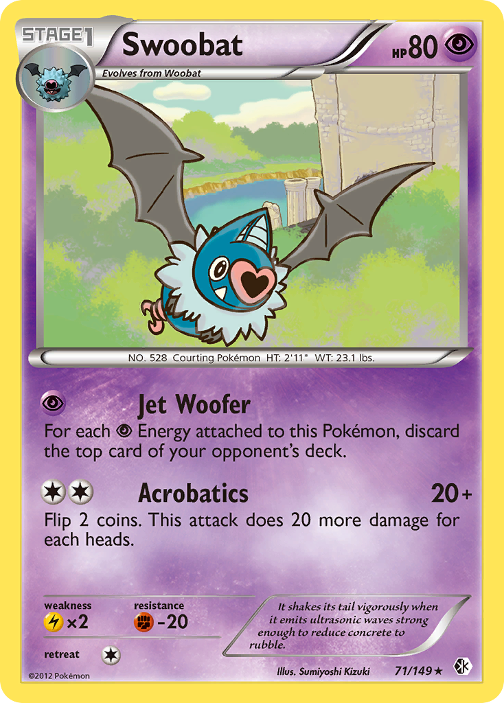 Swoobat (71/149) [Black & White: Boundaries Crossed] | Rock City Comics