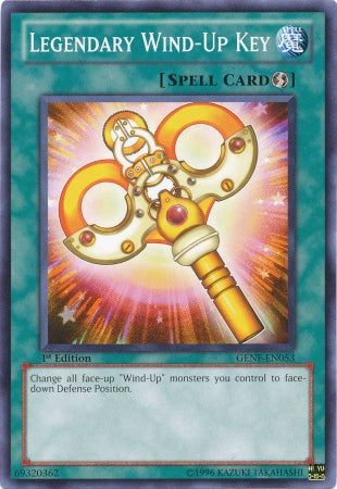 Legendary Wind-Up Key [GENF-EN053] Common | Rock City Comics