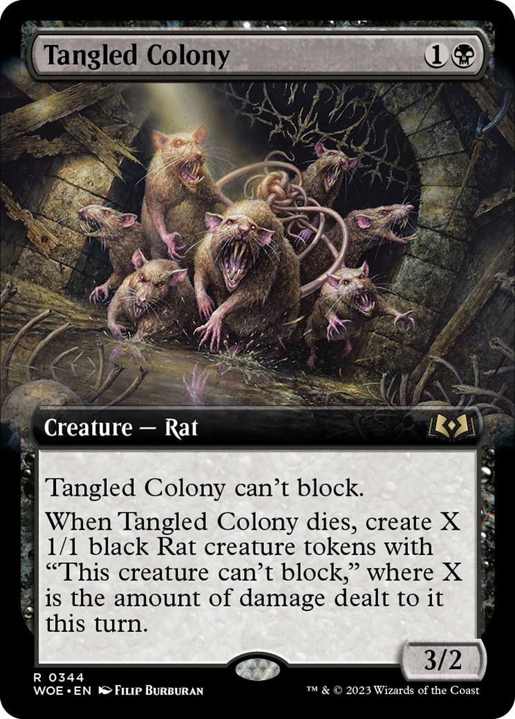 Tangled Colony (Extended Art) [Wilds of Eldraine] | Rock City Comics