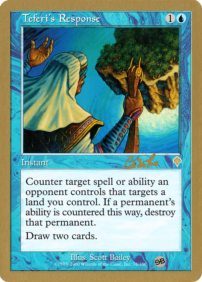 Teferi's Response (Carlos Romao) (SB) [World Championship Decks 2002] | Rock City Comics