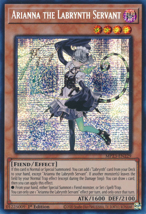 Arianna the Labrynth Servant [MP23-EN229] Prismatic Secret Rare | Rock City Comics