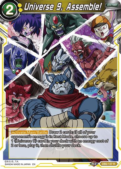 Universe 9, Assemble! (Reprint) (DB2-127) [Battle Evolution Booster] | Rock City Comics