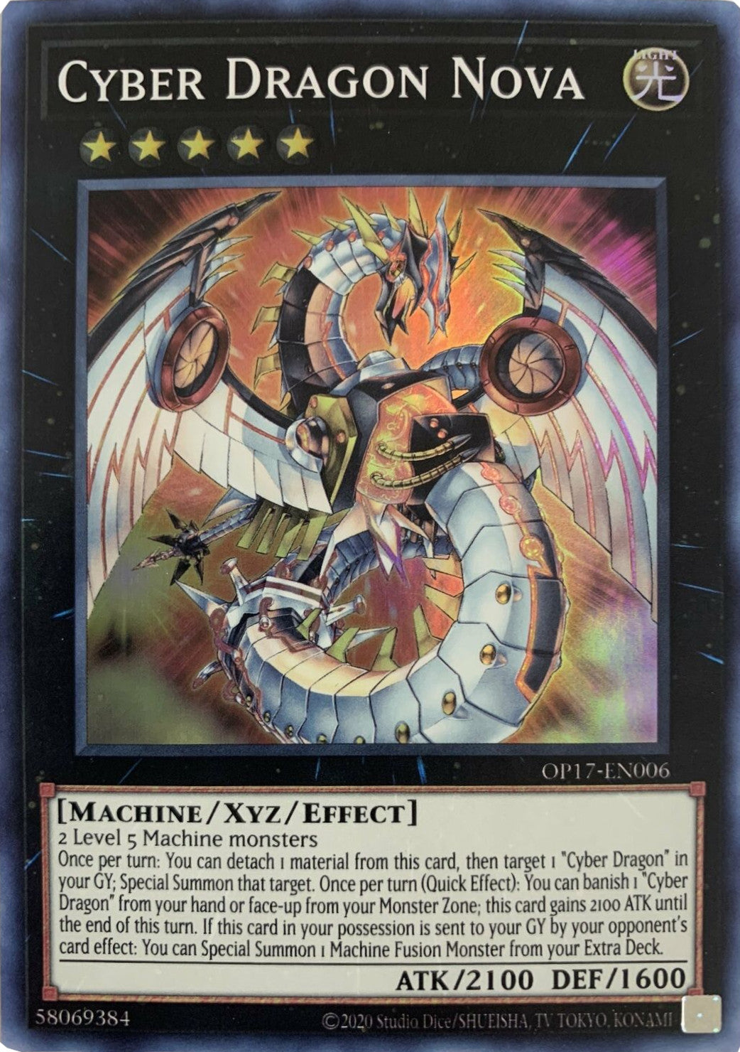 Cyber Dragon Nova [OP17-EN006] Super Rare | Rock City Comics