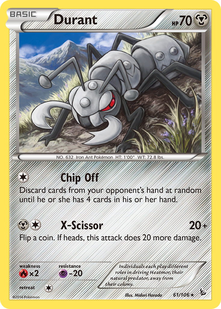 Durant (61/106) [XY: Flashfire] | Rock City Comics